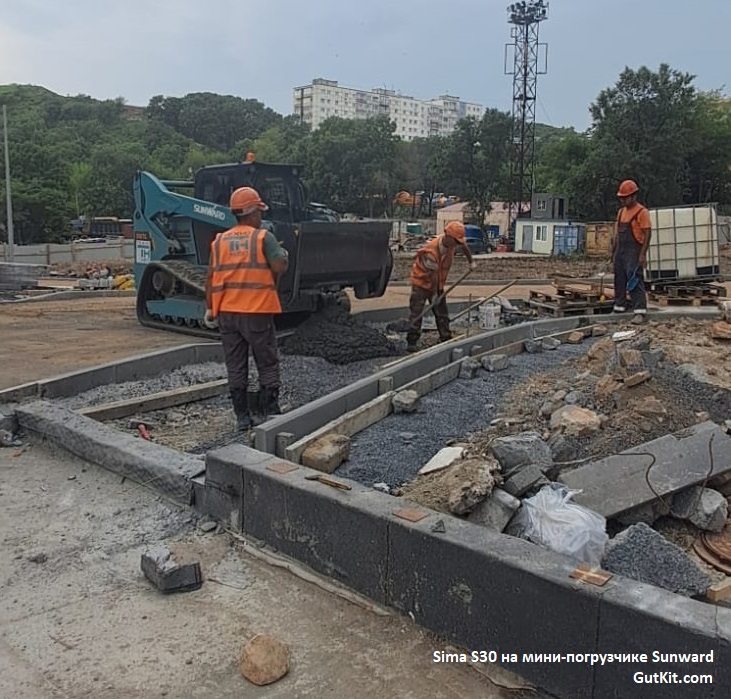 Бетоносмесительный ковш Sima трудится в Приморье, Владивосток