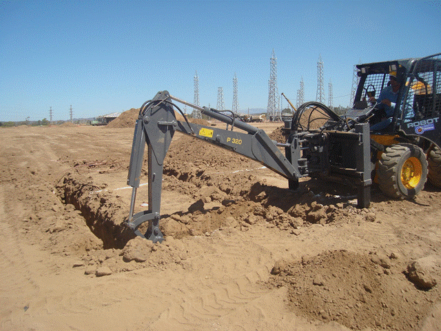 E Обратная лопата экскаваторная