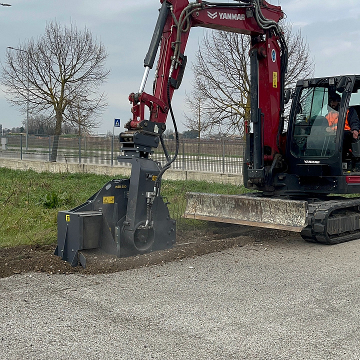 WE Траншеекопатель фреза циркулярная