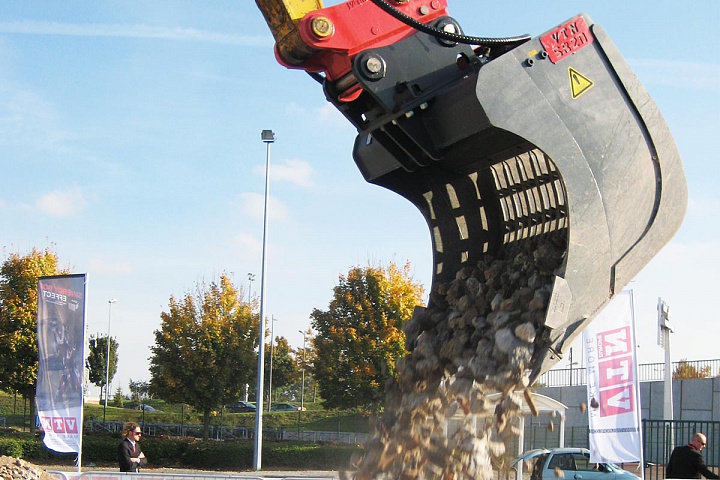 SB Просеивающий вибрационный ковш, просеиватель