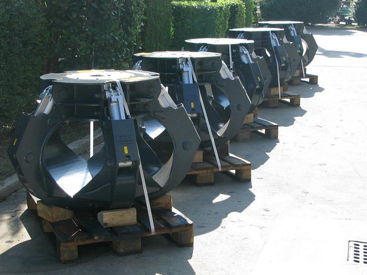 EV-EC Грейфер многочелюстной, лепестковый захват