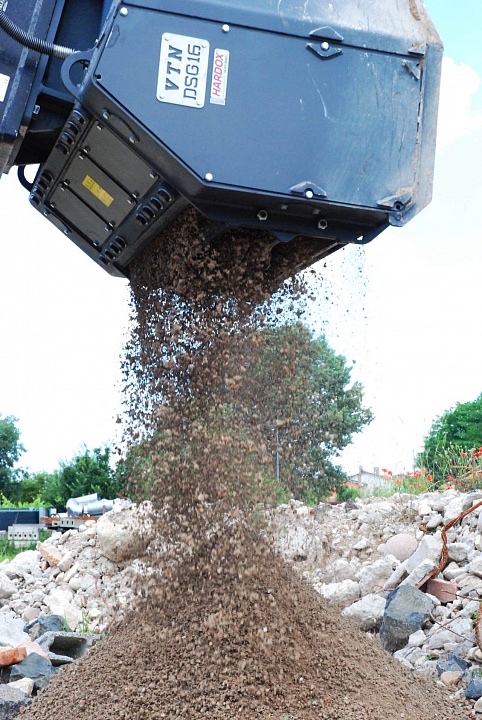 DSG Просеивающий роторный ковш, просеиватель