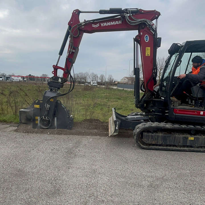 WE Траншеекопатель фреза циркулярная