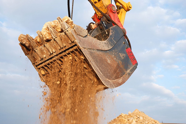 SB Просеивающий вибрационный ковш, просеиватель