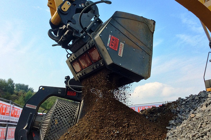 DSG Просеивающий роторный ковш, просеиватель