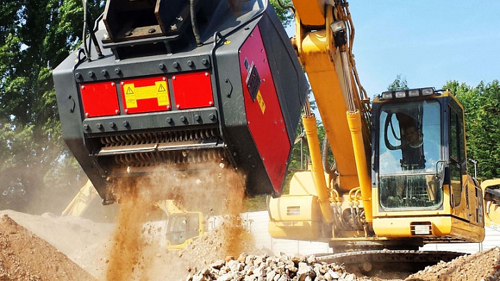 DSG Просеивающий роторный ковш, просеиватель