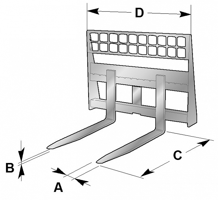 PF-PFT Вилы паллетные грузовые