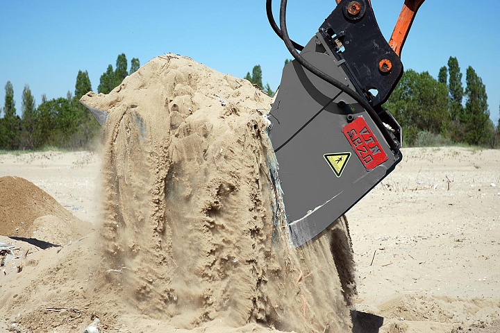 SB Просеивающий вибрационный ковш, просеиватель