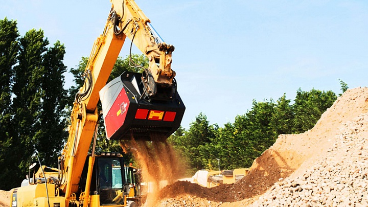 DSG Просеивающий роторный ковш, просеиватель