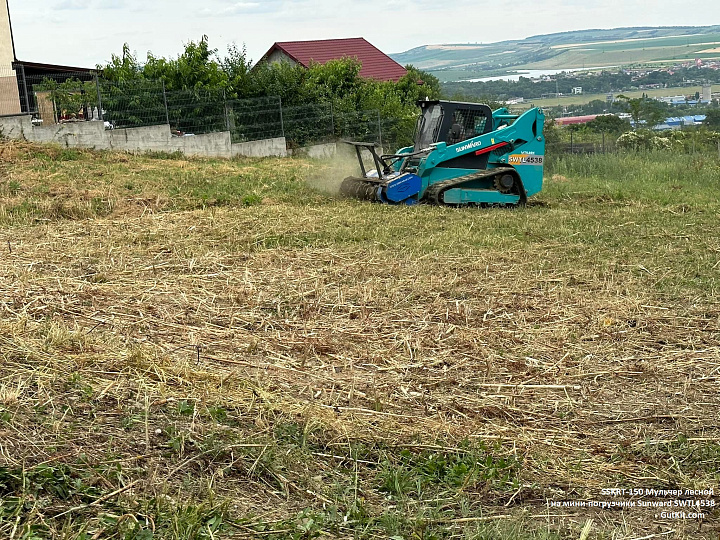 SSKRT Мульчер на мини-погрузчик 3-5тн