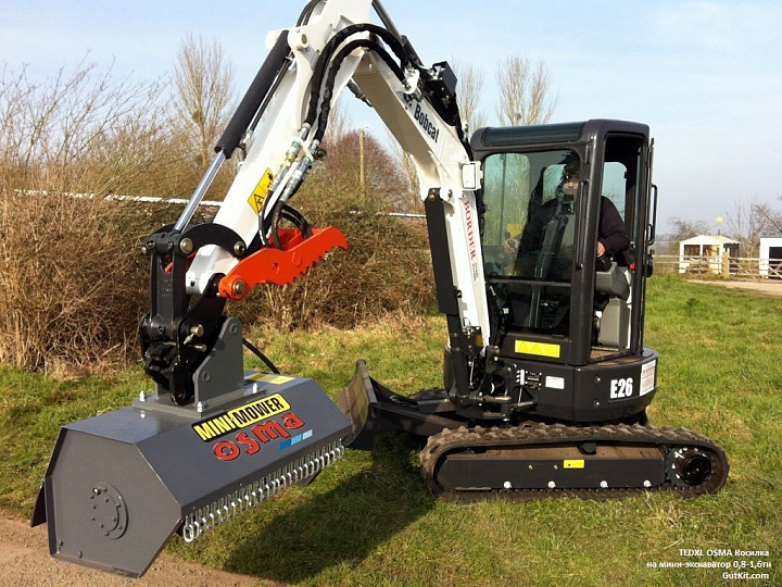 TEDXL Косилка на мини-экскаватор 0,8-1,5тн